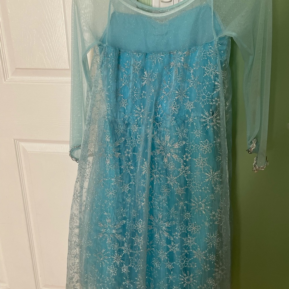 Authentic Elsa dress ( costume) bought in Disney world wore once great condition